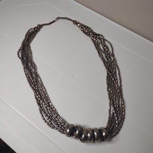31 Inch Metal Bead Necklace